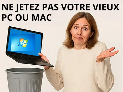 pc ou mac trop lent démodé ou obsoltère a lisieux, bernay