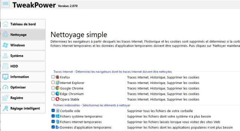 TweakPower un logiciel gratuit pour optimiser windows 3wconseils informatique a lieux et bernay