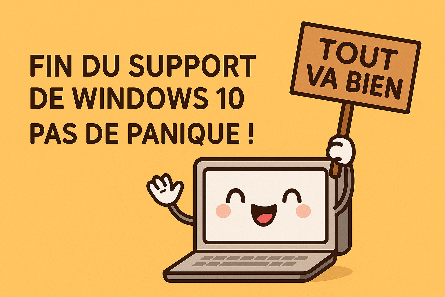 fin de windows 10 - pas de panique