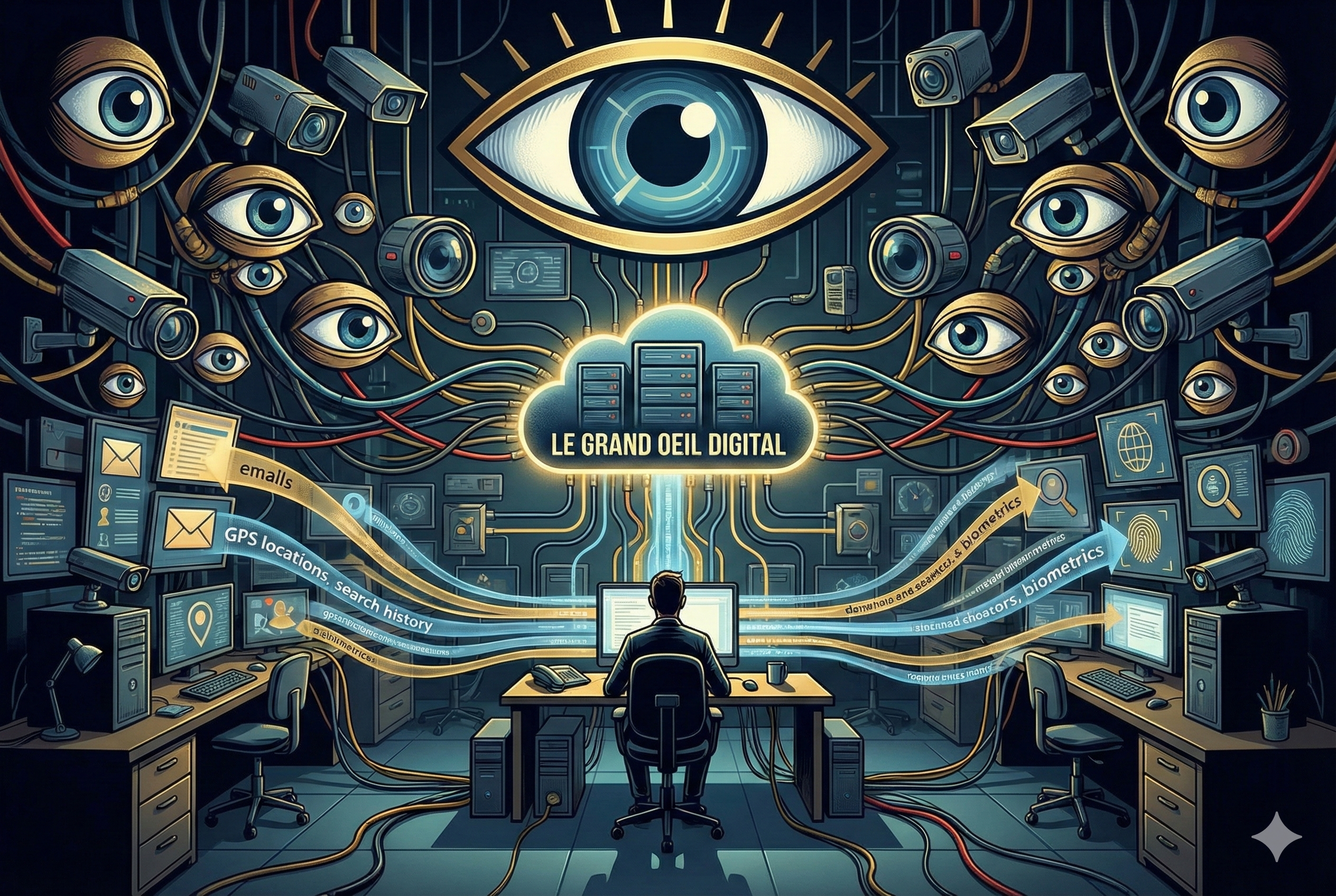 internet immense espionnage et surveillance, comment y echapper