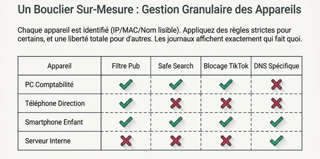 le serveur de dns privé adguard linux augmente de 50 % la vitesse d'internet et représente un premier niveau de proctection contre les dangers d'internet